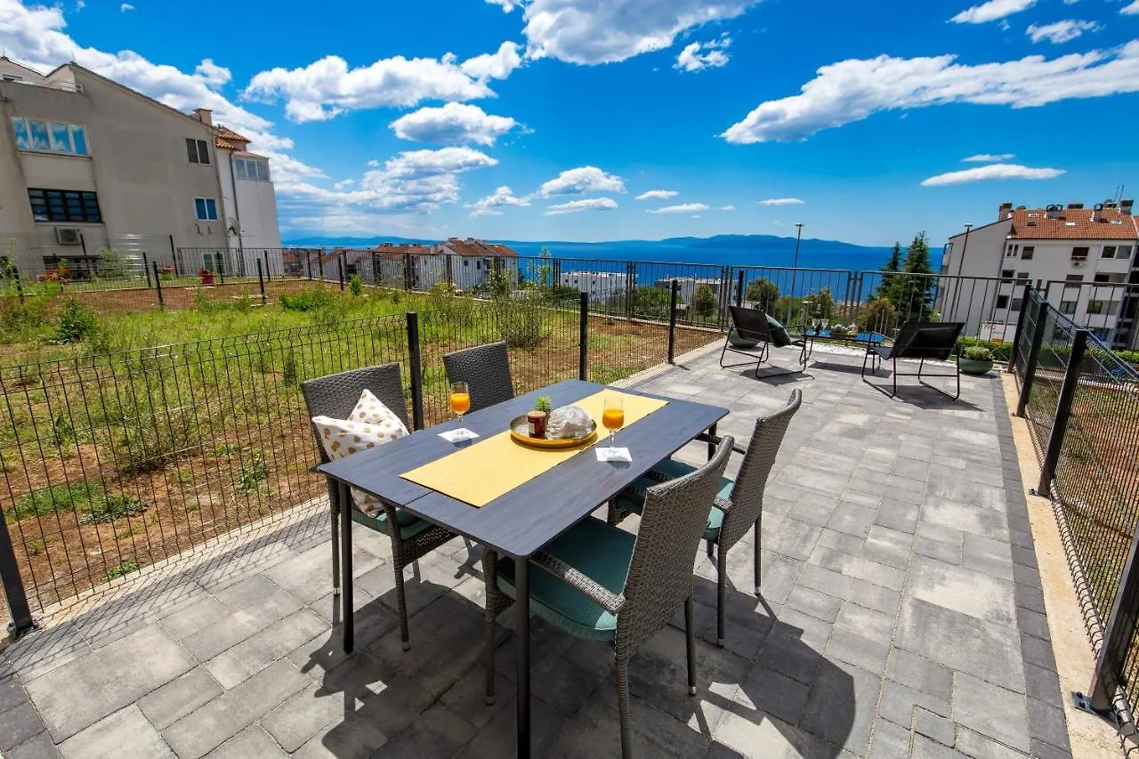 Seaview Apartment „Megan“ With Sunny Terrace Kastav Croatia